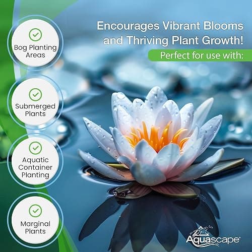 Aquascape Pond Plant Potting Media, Nutrient-Rich Aquatic Soil for Water Gardens, Supports Strong Root Growth, 215 Cubic Inches, 89002 thumbnail 3