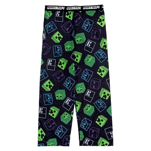 Minecraft unisex-child Pajama Pants, Soft & Cute for Kids - Image 1