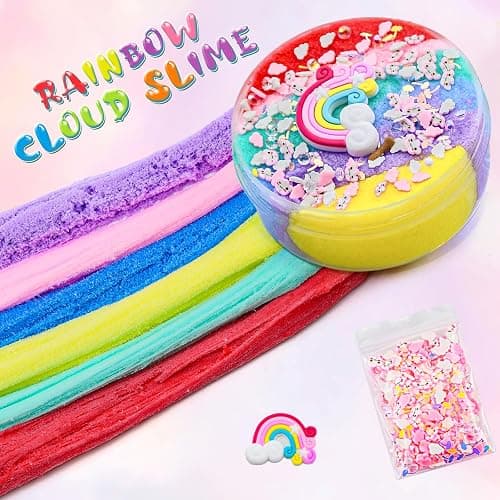 Elover Variety Textured Slime (6 Pack x 3.5oz) Premade DIY Slime Kit Toy with Add-Ins Perfect Birthday Present Party Favors for Kids Ages 8-12 thumbnail 6