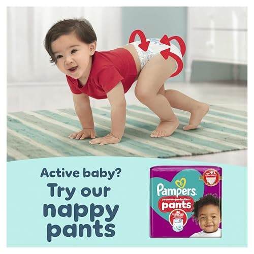 Pampers Premium Protection New Baby Size 1, 180 Nappies, 2kg-5kg, Monthly Pack, The Only Newborn Nappy Approved by British Skin Foundation thumbnail 10