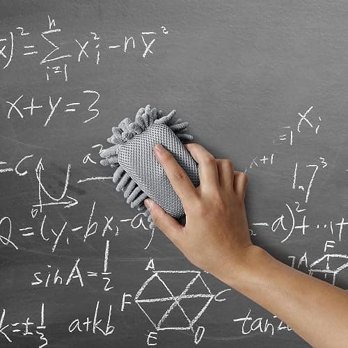 Mr. Pen- Microfiber Shag Whiteboard Eraser, 4 Pack, Grey, Washable Microfiber Whiteboard Eraser thumbnail 4