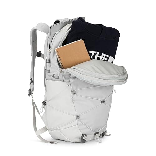 The North Face Women's Borealis Commuter Laptop Backpack - Everyday Travel Bag, Laptop Sleeve, Reflective Details, Tin Grey Dark Heather, One Size thumbnail 4
