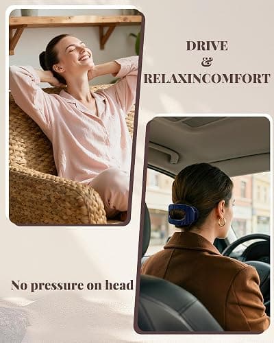 Secroma 6 PCS Flat Hair Clips for Women, French Medium Non Slip Claw Clips | Minimalist Glossy Design with Strong Grip for Thick Thin Hair, Keeps Hair Secure for Low Buns, Updos and Everyday Styling thumbnail 3