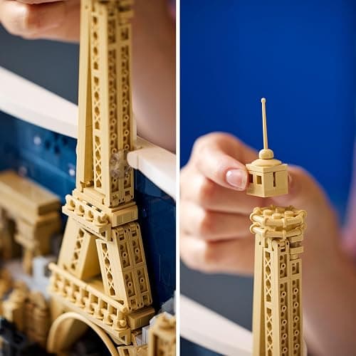 LEGO Architecture Parigi – La Città dell’Amore - Modellino da Costruire per Adulti Fai da Te - Decorazione per Casa o da Parete 3D con Paesaggio Parigino tra cui la Torre Eiffel - Idea Regalo - 21064 thumbnail 5