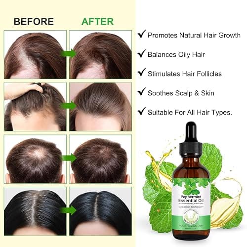 Olio Essenziale di Menta Piperita - Peppermint Oil 60ml per Capelli, Relax e Miscele Corpo thumbnail 5