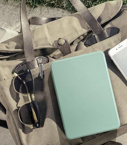 MoKo Case Fits 6" All-New Kindle (11th Generation-2024/2022 Release), Lightweight Shell Cover with Auto Wake/Sleep for Kindle 2024/2022 11th Gen e-Reader, Matcha - A-Agave Green thumbnail 8