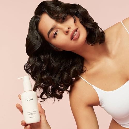 OUAI Anti Frizz Cream Travel Size - Moisturizing Hair Cream with Frizz Control & Heat Protection - Provides Hydration with Jackfruit & Beetroot Extract - Paraben, Phthalate & Sulfate Free thumbnail 2