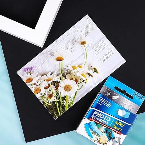 durony 800 Pieces Photo Sticker White Double-Sided Self Adhesive Photo Tapes for Pictures DIY Photo Album Journal thumbnail 5
