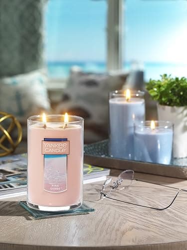 Yankee Candle, Pink Sands Scented Candle, 22oz Large 2-Wick Tumbler with up to 110 Hour Burn Time thumbnail 4