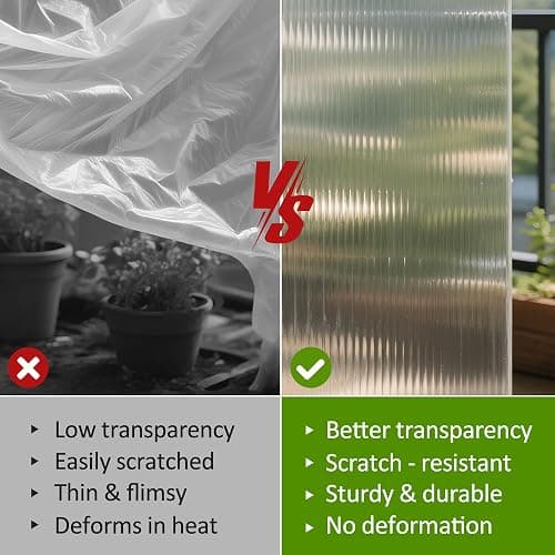 MCombo Wooden Cold Frame Greenhouse, Raised Flower Planter Shelf Protection for Outdoor Indoor Use, 0760 (Orange) thumbnail 9