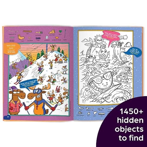 Silliest Hidden Pictures Puzzles Ever: Search-and-Find Book for Kids 6 and Up with Over 1,000 Hidden Objects, Road Trip Games, Silly Jokes and Wacky ... for Hours of Fun (Highlights Hidden Pictures) thumbnail 5