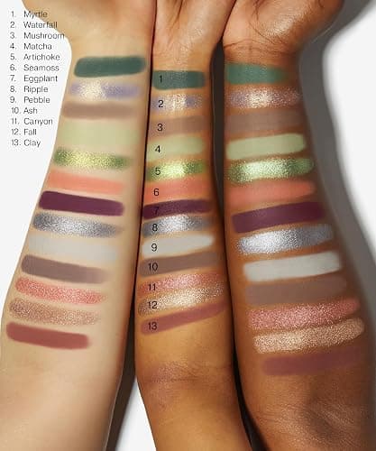 BEAUTY BAY Botanical 42 Colour Eyeshadow Palette, Green, Apricot, Rust, Purple, Grey, Matte and Shimmer Finishes, Vegan and Cruelty-Free thumbnail 2