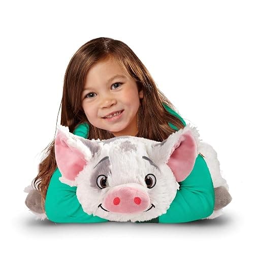 Pillow Pets Disney Moana Pua, 16" Plush Toy | Soft Plush Pillow Companion, Unfastens into a Cozy Pillow at Night, Machine Washable, BPA and Phthalates Free thumbnail 4