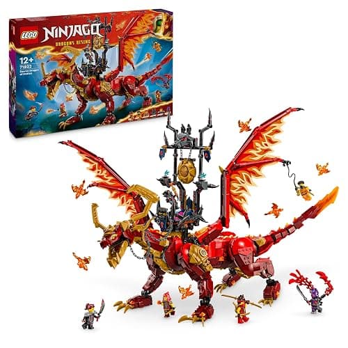 LEGO Ninjago Le Dragon Source du Mouvement - Jouet de Construction Ninja avec Figurines de Créatures Mythiques - Cadeau d’Anniversaire pour Enfants Garçons et Filles dès 12 Ans 71822 - Image 1