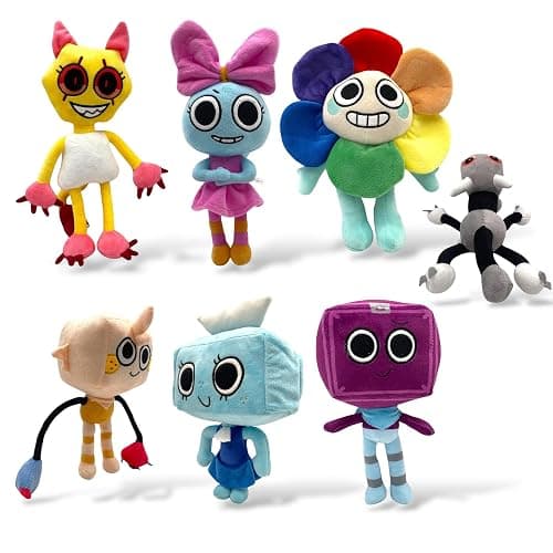 Lalaville Plush Toys Set of 7 – Ultra-Soft, Game-Inspired Cuddly Toys in Unique Designs for Gifting, Hugging & Collecting. - Image 1