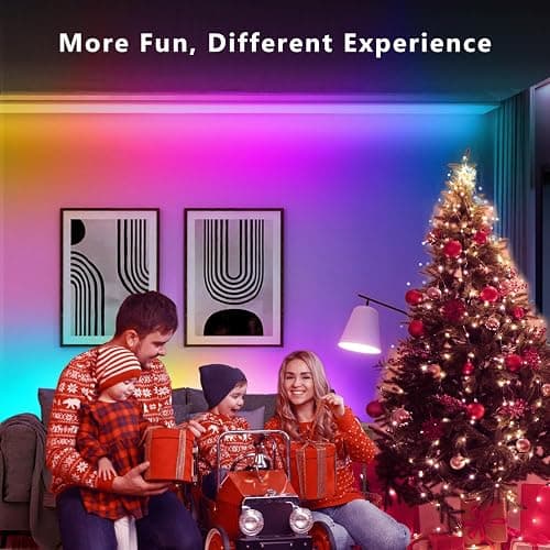 DAYBETTER Smart IC LED Strip Lights, BGRIC LED Lights for Bedroom, DIY Multiple Colors on One Line, App Control Color Changing Strip Lighting Music Sync Home Decor 16.4 ft - BGRIC - 16.4FT thumbnail 6
