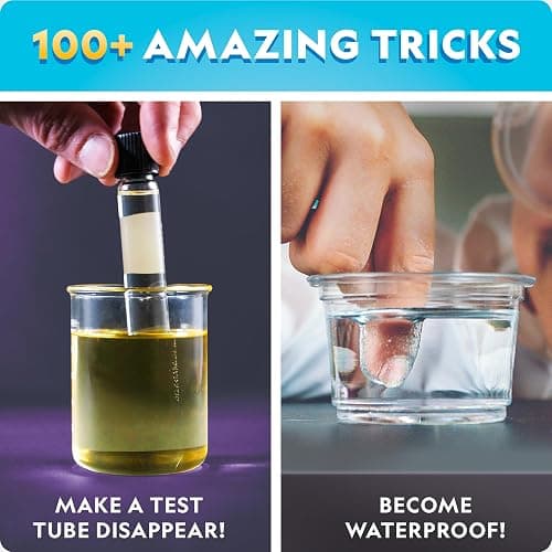 NATIONAL GEOGRAPHIC Science Magic Kit – Science Kit for Kids with 100+ Unique Experiments and Magic Tricks, Chemistry Set and STEM Project, A Great Gift for Boys and Girls (Amazon Exclusive) thumbnail 3
