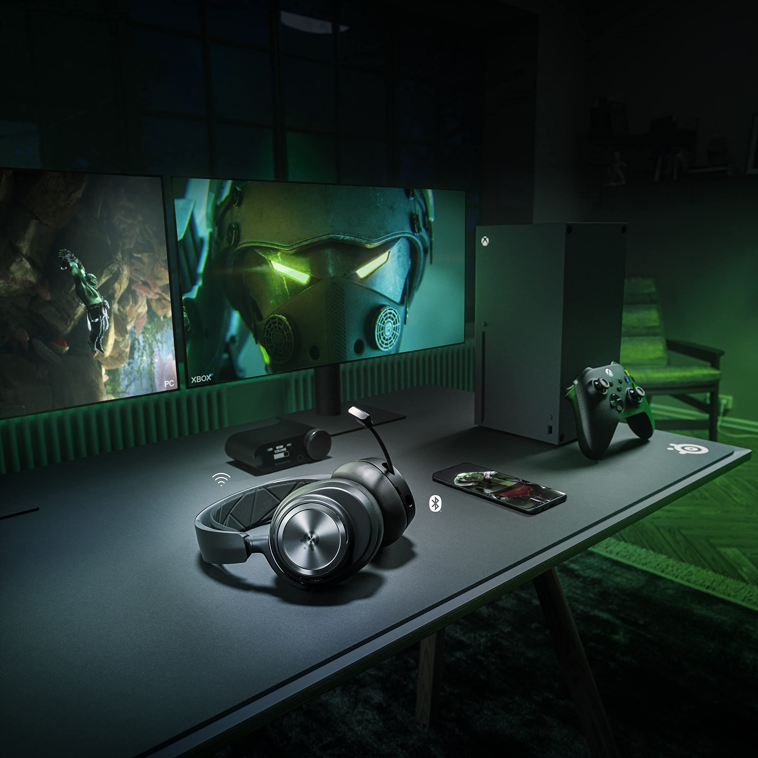 SteelSeries Arctis Nova Pro X Wired Multi-System Gaming Headset - Xbox, PC, PlayStation & Switch - 360° Spatial Audio - Hi-Res GameDAC Gen 2 - AI-Powered Noise-Cancelling ClearCast Gen 2 Microphone thumbnail 10