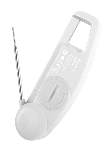 Lavatools Javelin® Ultra-Fast 3-Second Digital Instant Read Meat Thermometer for Grill and Cooking, 2.75" Probe, Compact Foldable Design, Large Display, IP65 Water Resistant, NSF Certified – Milk thumbnail 3