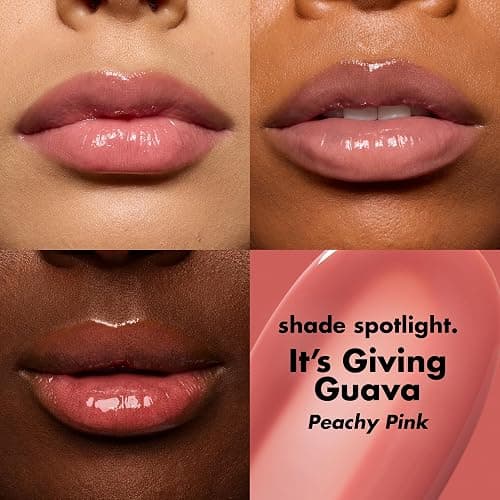 e.l.f. Glow Reviver Lip Oil, Nourishing Tinted Lip Oil For A High-shine Finish, Infused With Jojoba Oil, Vegan & Cruelty-free, It's Giving Guava thumbnail 3