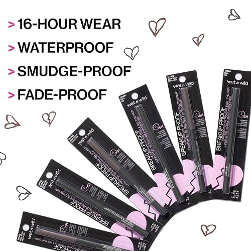 wet n wild Mega Last Breakup Proof Waterproof Retractable Gel Eyeliner - Ultra Pigmented 16-Hour Long Wear, Smudge Proof Satin Finish Formula, Cruelty-Free & Vegan - Intense Black thumbnail 6