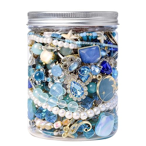 SMUOBT Mystery Jewelry Jar Bundle - 40-45 Piece Surprise Jewelry Box for Women,Gift Set (Necklace, Earrings, Rings,Kracelet,Keychain, Hair Clip) - Unique Birthday Gift for Her, - Image 1