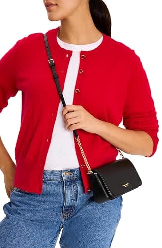 kate spade new york Women's Devin Colorblocked Saffiano Leather Flap Chain Wallet thumbnail 6