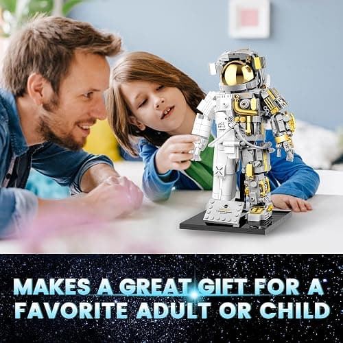 blast orby Space Astronaut Building Block Set, 966 Pcs Astronaut Building Set for Adults, Space Building Kit Toys Gifts for Kids 8-14 with Display Stand thumbnail 7