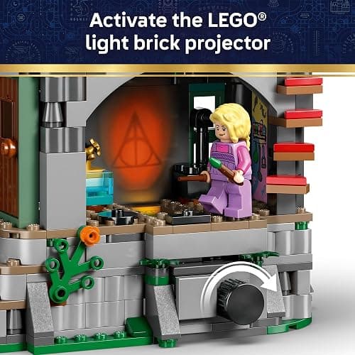 LEGO Harry Potter Luna Lovegood’s House Building Toy for Girls & Boys - Pretend Play & Display Book Shelf or Bedroom Decor for Kids, Ages 10+ - W/Luna's Hare Patronus - Gift Idea for Birthdays - 76467 thumbnail 3