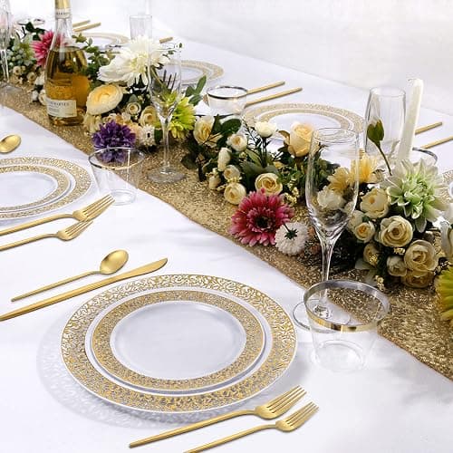 Matte Gold Silverware Set, VANVRO 20-Piece Stainless Steel Flatware Set, Satin Finish tableware Cutlery Set, Service for 4, Home and Restaurant, Dishwasher Safe thumbnail 2