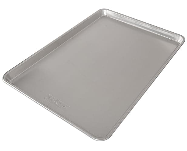Nordic Ware Extra Large Baking Sheet, 21 x 15 inches, XL Big sheet pan Natural Uncoated Aluminum, Reinforced Steel Rim Prevents Warping, 1pk Big Sheet thumbnail 5
