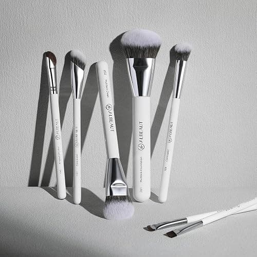 Albeaut Concealer Brush, Angled Under Eye Makeup Small Foundation Precision Face Blending Brush (193 concealer brush) thumbnail 8
