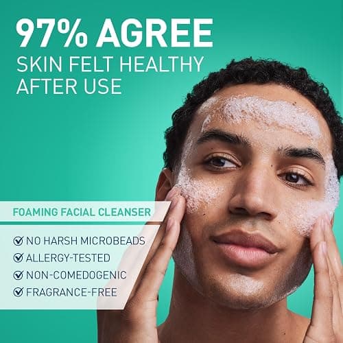 CeraVe Foaming Facial Cleanser, Daily Face Wash for Oily Skin, Hyaluronic Acid + Ceramides + Niacinamide, Fragrance Free, Non-Drying Oil Control Face Wash, 16 Fluid Ounces thumbnail 4