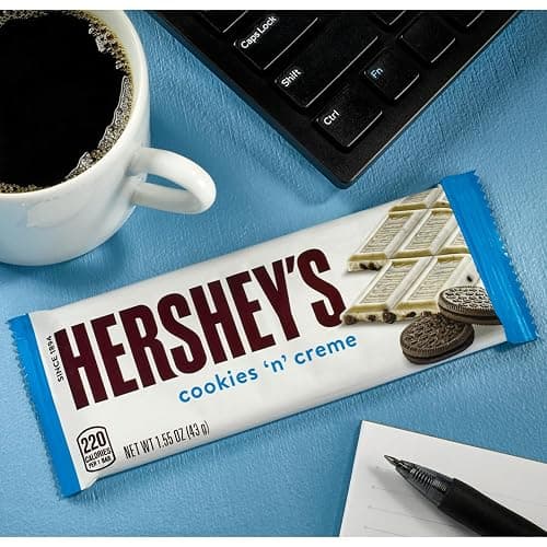 HERSHEY'S Cookies 'n' Creme Candy Bars, 1.55 oz (36 Count) thumbnail 5