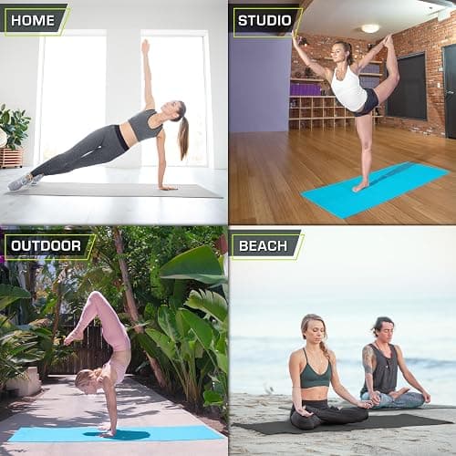 ProsourceFit Classic Yoga Mat 1/8” (3mm) Thick, Extra Long 72-Inch Lightweight Fitness Mat with Non-Slip Grip for Yoga, Pilates, Exercise thumbnail 6