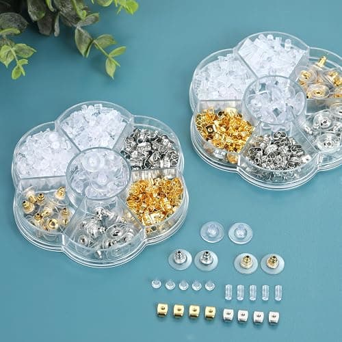 7 styles, earrings backs thumbnail 6