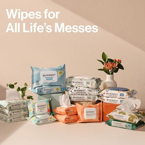 The Honest Company Hypoallergenic Multi-Use Baby Wipes for Sensitive Skin, Pattern Play, 720 Count thumbnail 10