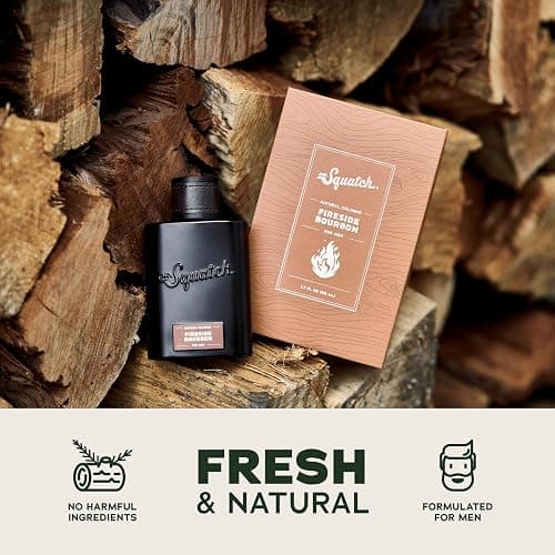 Dr. Squatch Natural Cologne for Men - Scent-Lock Technology and Sustainably-Sourced Ingredients - Fireside Bourbon Cologne (1.7 fl oz) thumbnail 4