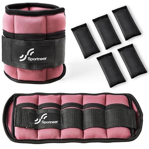 Sportneer Adjustable Ankle Weights Set - 1 Pair (2-10 lbs) Removable Sandbags for Women & Men, Comfortable Neoprene Leg Weights for Walking, Running, Pilates, Yoga, Home Workout & Physical Therapy thumbnail 8
