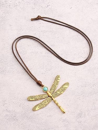 Bjesinmo Boho Necklaces for Women Long Wooden Pendant Vintage Necklace | Bohemian Long Necklaces Chunky Boho Pendant Necklace for Women Sweater Chain Necklace Handmade Statement Hippie Jewelry thumbnail 7