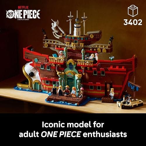LEGO ONE Piece The Baratie Floating Restaurant Building Set for Adults - Collectible Building Blocks for Anime Fans, 18+ - Arts and Crafts DIY Kit W/10 Minifigures - Gift Idea for Birthdays - 75640 thumbnail 2