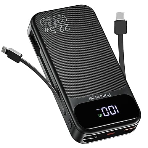 Batterie Externe, 22,5 W 25800 mAh Power Bank, Batterie Portable USB C entrée et Sortie PD3.0 QC4.0 Charge Rapide Powerbank Compatible avec iPhone17 16 15 14 13 12 Pro Max Plus iPad Pro etc. - Image 1