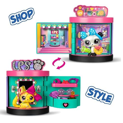 Littlest Pet Shop -Spin & Style Boutique - Series 4 - Gen 7 Authentic LPS Bobble Head Toy Figure, Collectible Toy Animal, Ages 4+ thumbnail 3