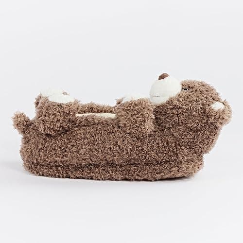 ooohyeah Women's Animal Plush Slippers | Cute Cozy Fuzzy House Shoes, Non-Slip Sole, Warm Indoor Bedroom Shoes for Home, Gift Choice thumbnail 4