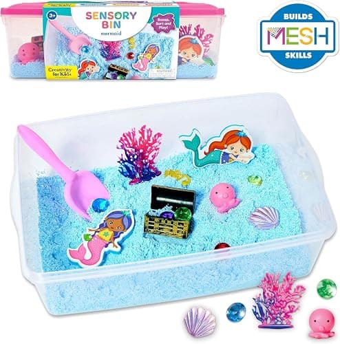 Creativity for Kids Sensory Bin: Mermaid - Mermaid Toys and Sensory Bins for Toddlers, Sensory Box and Bin Filler, Toddler Activities and Gifts for Girls (Ages 3+) thumbnail 5