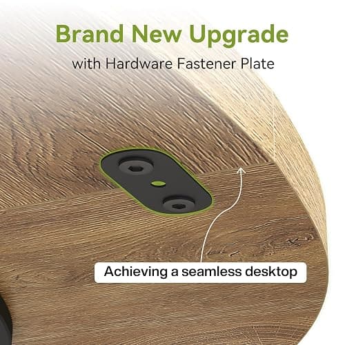 LITTLE TREE Round Dining Table for 4-6 People, 47 Inches Dining Room Table with Wooden Pedestal Base, Circle Kitchen Tables for Dining Room, Kitchen, Living Room, Oak thumbnail 4