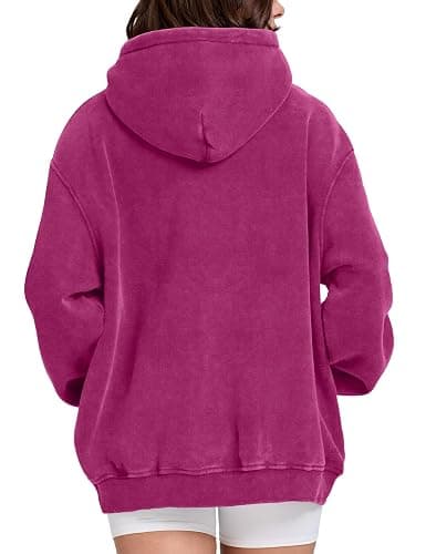 Dnzzs Acid Wash Hoodie for Womens Pullover Oversized Women's Fashion Hoodies & Sweatshirts Vintage Sweatshirt Heavyweight thumbnail 5