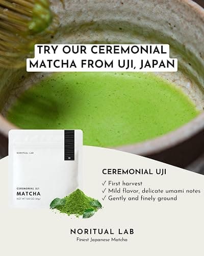 Ceremonial Matcha Uji – First Harvest Authentic Ceremonial Grade Matcha from Japan – Pure Japanese Green Tea Powder – 1.05 oz thumbnail 2
