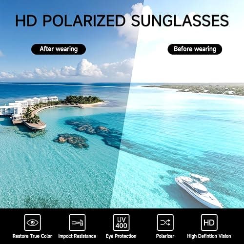 MASDUN Polarized Narrow Rectangle Sunglasses for Women Men Trendy Y2k Retro 90s Sun Glasses (3 Pack) thumbnail 7