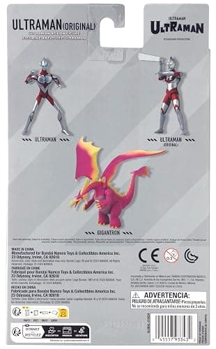 Bandai Namco Ultraman - 6" Action Figure Series - Ultraman (Original 1966) thumbnail 10
